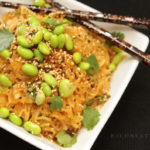 Sesame Spaghetti Squash recipe from BaconFatte.com