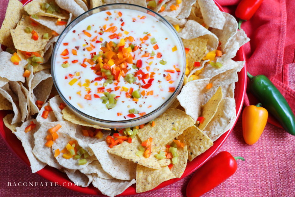 Island Queso Cheese Dip recipe from BaconFatte.com
