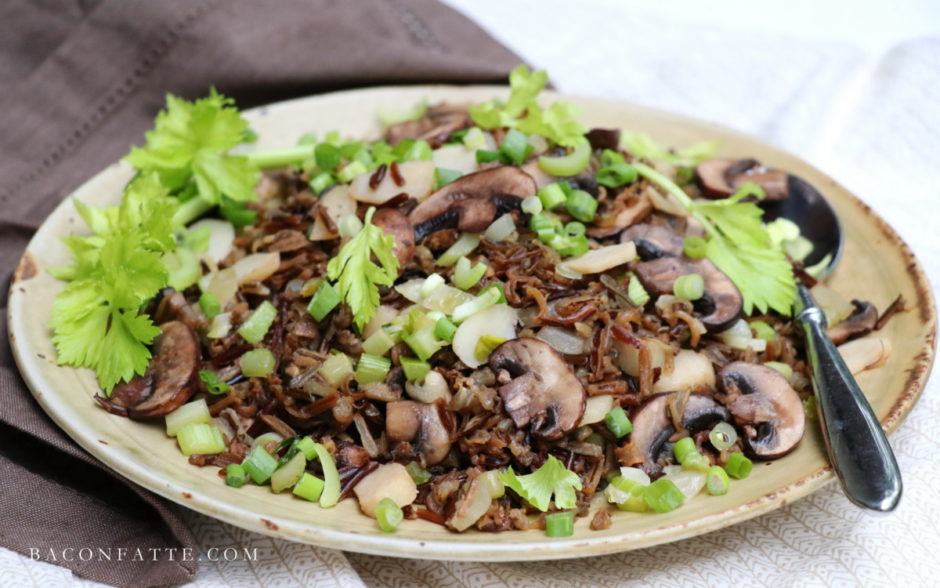 Stir Fried Wild Rice – aka Minnesota Fried Rice – recipe from BaconFatte.com
