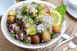 New Potato Salad with Basil, Shallots and Lemon – BaconFatte.com