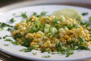 Corn Sauté with Fresh Ginger, Garlic and Cilantro – BaconFatte.com