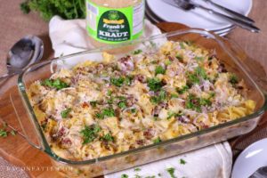 Swiss Sauerkraut Casserole – BaconFatte.com