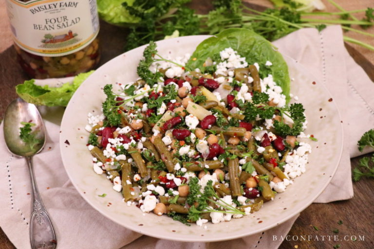 FourMinute Four Bean Salad with Parsley & Feta