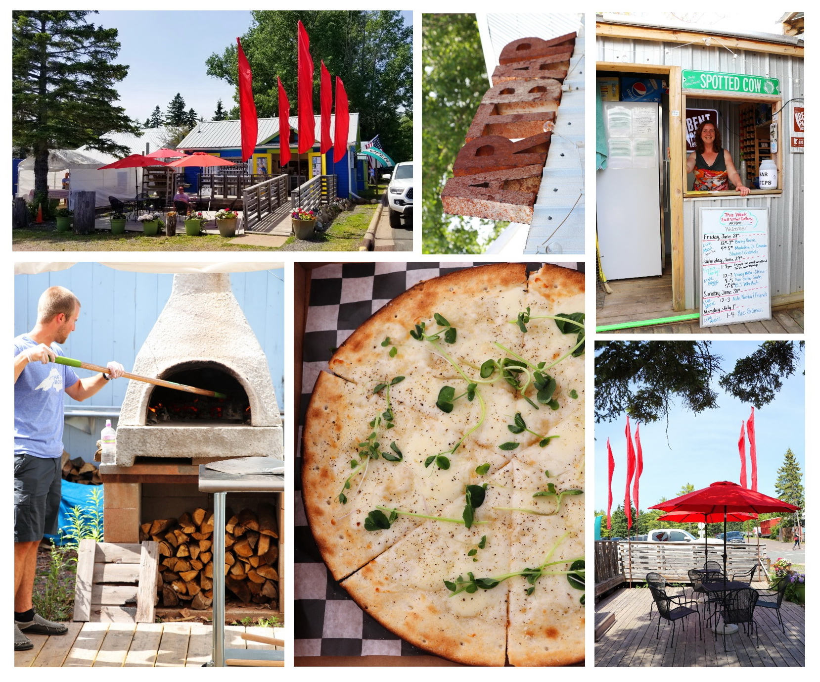 Wood Fired Pizza on Madeline Island